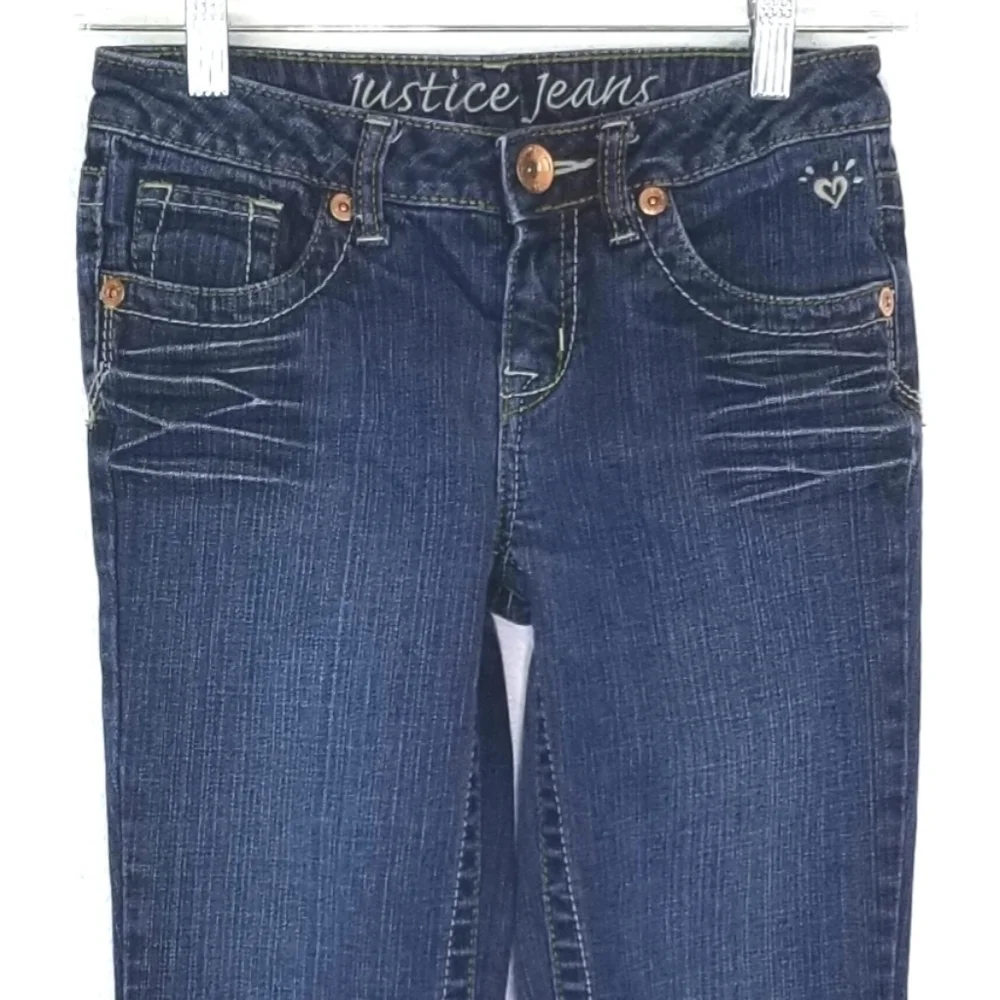 JUSTICE Straight Leg Jeans, size 10R